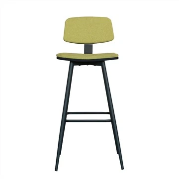 Moderner Barstuhl mit hohem Hocker