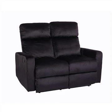 Zweisitziges Liegesofa aus Samtstoff