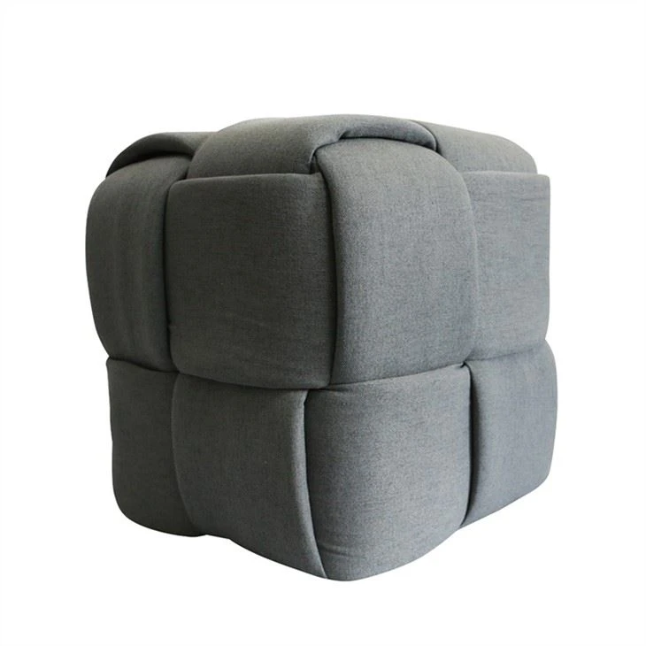 Concepts Designs Comfort Ottoman, grauer Stoff