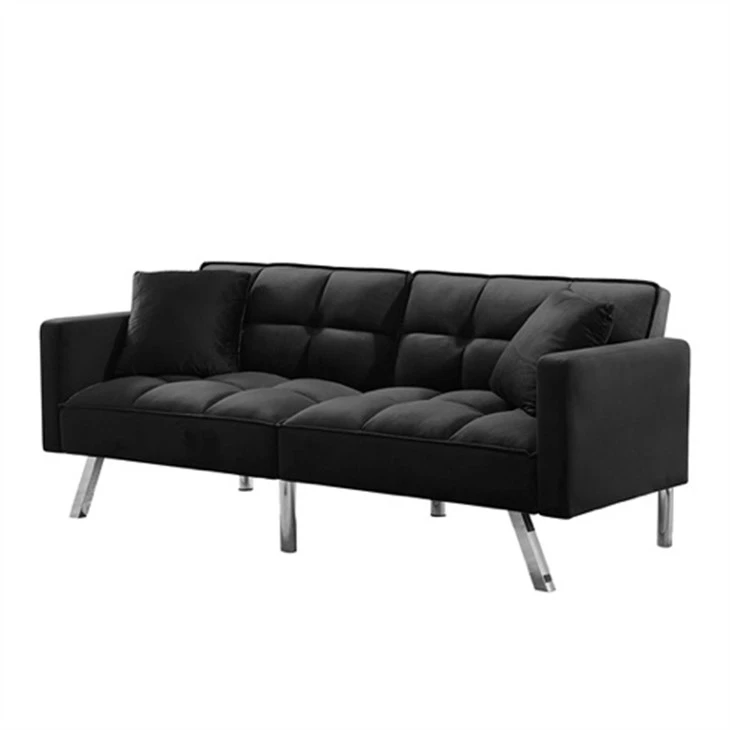 Umwandelbares Wohnzimmersofa aus Leinenstoff