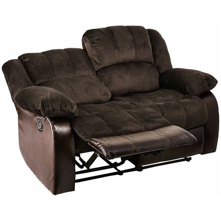 Verstellbares Liegesofa aus Stoff und PU-Leder