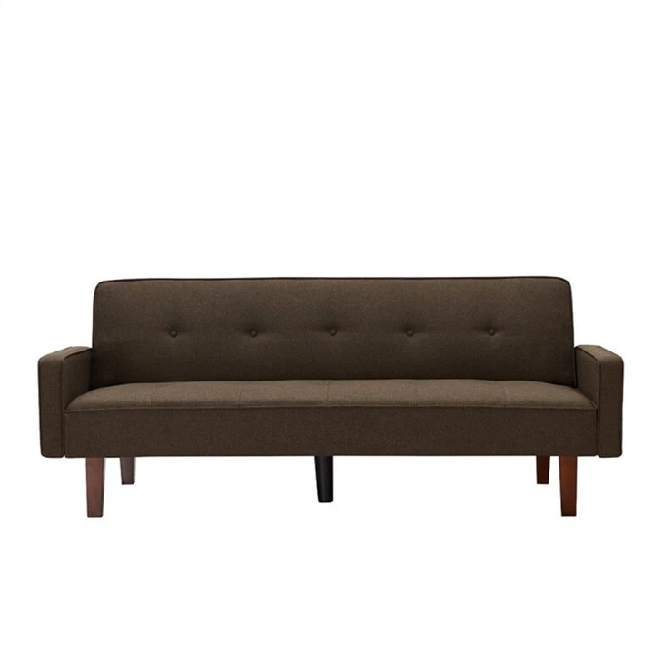 Mit Leinen gepolstertes Futon-Schlafsofa