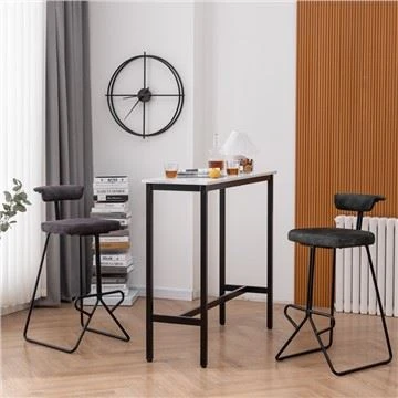 Barhocker mit Stoff bespannen