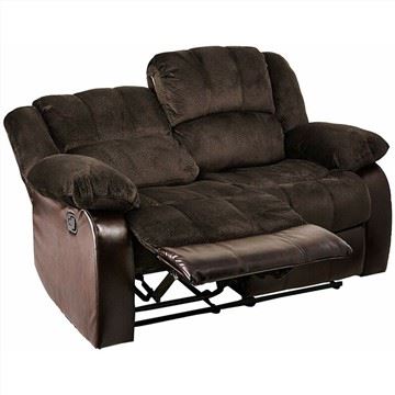 Verstellbares Liegesofa aus Stoff und PU-Leder