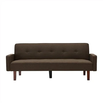 Mit Leinen gepolstertes Futon-Schlafsofa