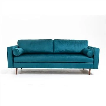 Modernes, leichtes, luxuriöses Sofa aus Samtstoff