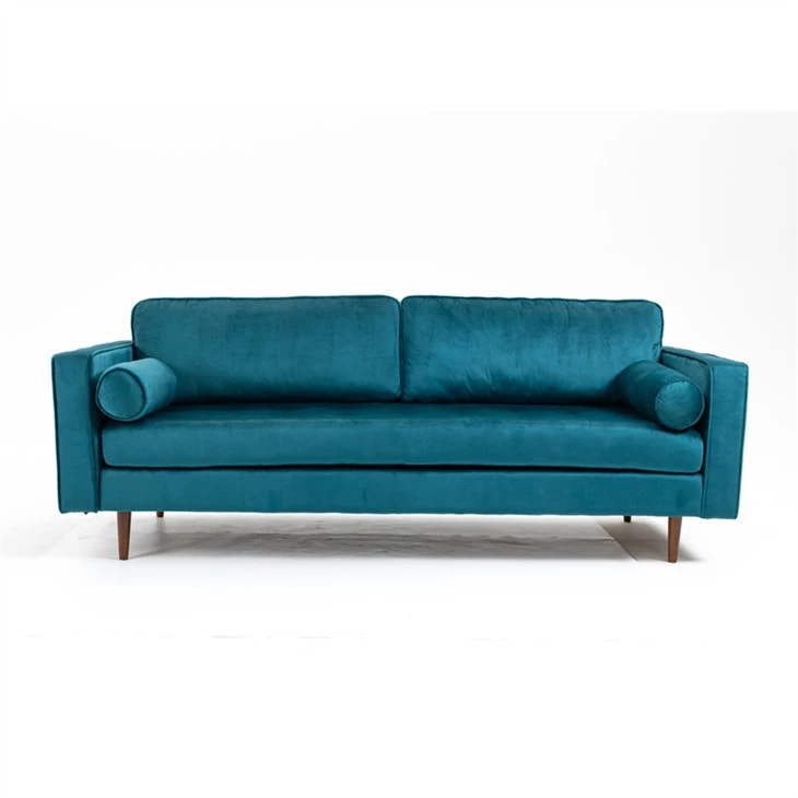 Modernes, leichtes, luxuriöses Sofa aus Samtstoff
