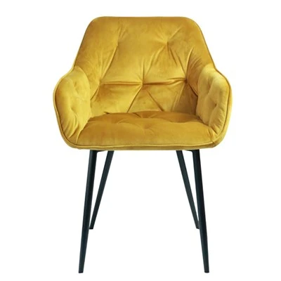 Samtstoff Esszimmerstuhl Sessel Wohnzimmer