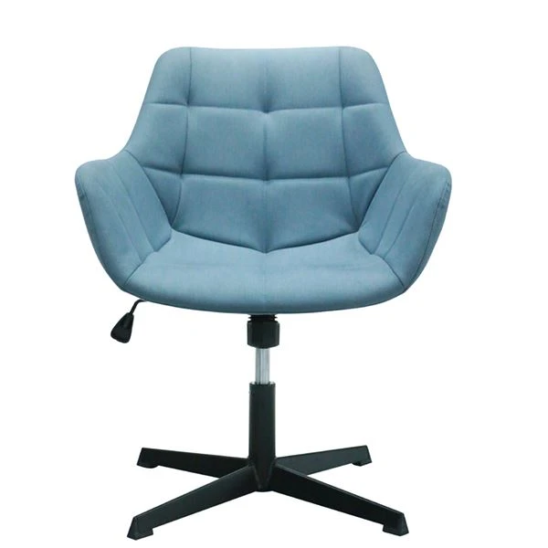 Höhenverstellbarer Home-Office-Stuhl mit Samtstoffbezug