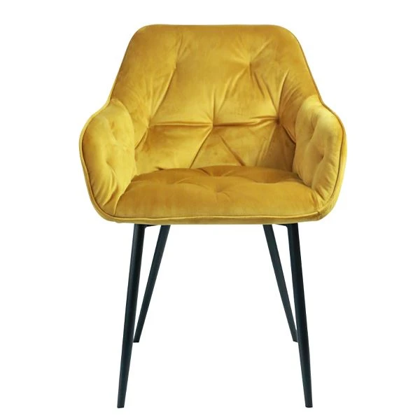 Samtstoff Esszimmerstuhl Sessel Wohnzimmer